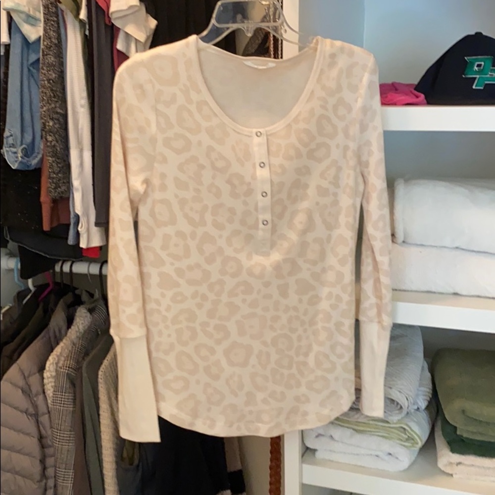 Henley waffle shirt
